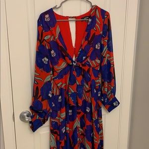 Pantone Tie Maxi Dress